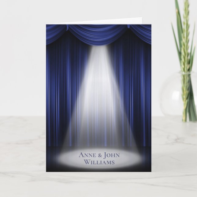 Wedding Anniversary Spotlight Card (Front)