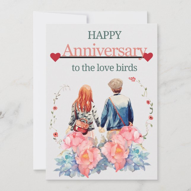 WEDDING ANNIVERSARY WISHES CARD  (Front)