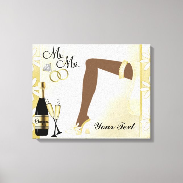 Wedding/Anniversary Wrapped Canvas (Front)