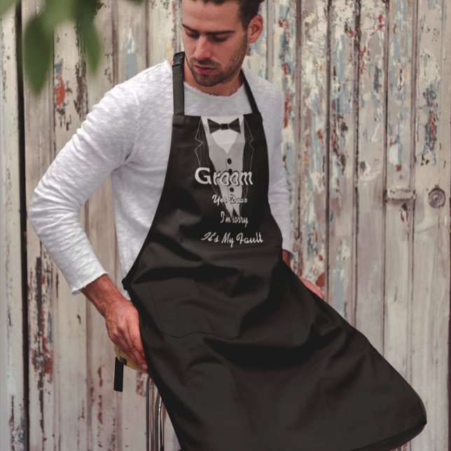 Wedding Anniversary Yes Dear I'm sorry It My Fault Apron (Creator Uploaded)