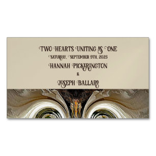 "Wedding Announcement" Business Card Magnet