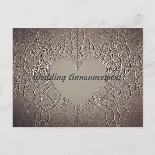 Wedding Announcement Postcard (Front)
