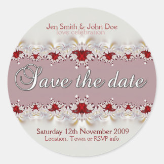 Wedding Announcement Sticker