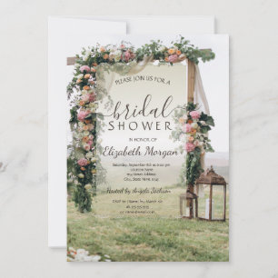 Wedding Arbor Lantern Bridal Shower Invitation