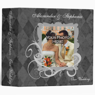 Wedding Arglye Swirl Design Binder