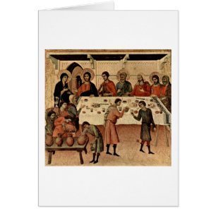 Wedding At Cana By Duccio
