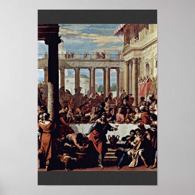 Wedding At Cana By Ricci Sebastiano Poster (Front)