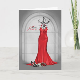 Wedding Attendant Request for Niece Invitation