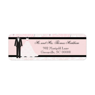 Wedding Attire Personalized Address Labels