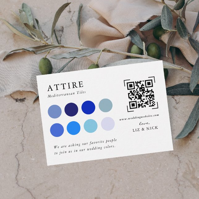 Wedding Attire | QR Code Scan Enclosure Card (Creator Uploaded)