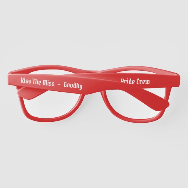 Wedding Bachelorette Party Favour Sunglasses (Back)