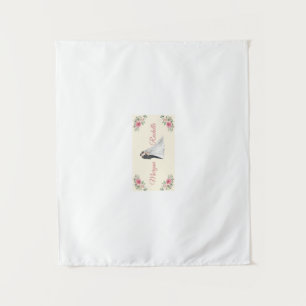 Wedding Backdrops Elegant Personalized Décor Tapestry
