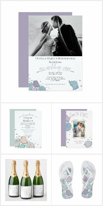 WEDDING | Beach Modern Seashells 
