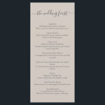 Wedding Beige Fest Menu<br><div class="desc">Wedding Beige Fest</div>