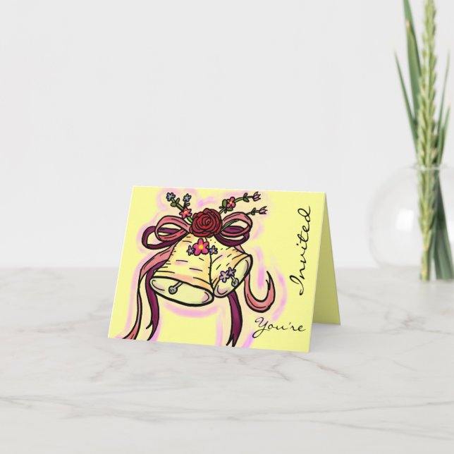Wedding Bell invitation card (Front)