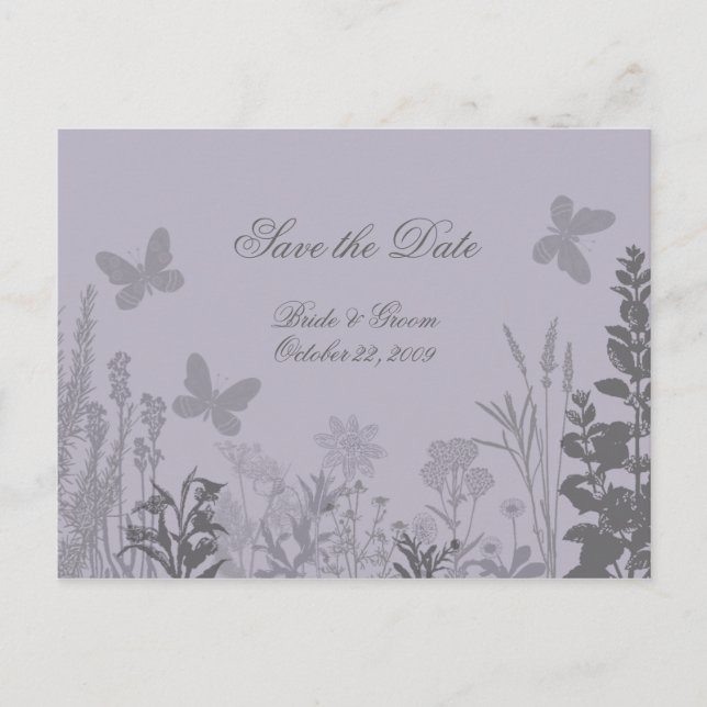 Wedding Belle Save the Date Postcard (Front)
