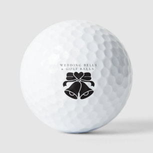 'Wedding Bells & Golf Balls' Wedding Favor Gift Balls