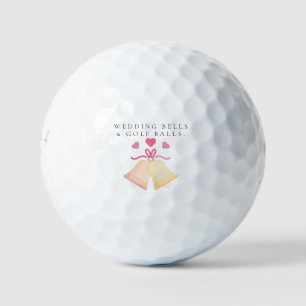 'Wedding Bells & Golf Balls' Wedding Favour Gift Balls