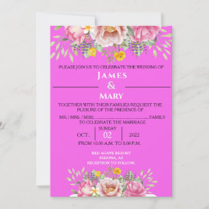 WEDDING BELLS INVITATION