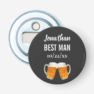 Wedding Best Man Bachelor Party Favour Beer Cheers Bottle Opener