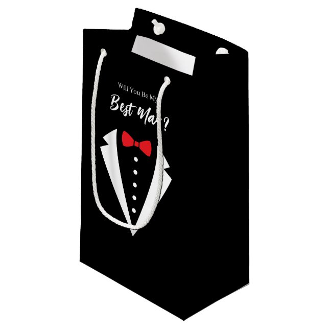 Wedding Best Man Gift Bag (Front Angled)