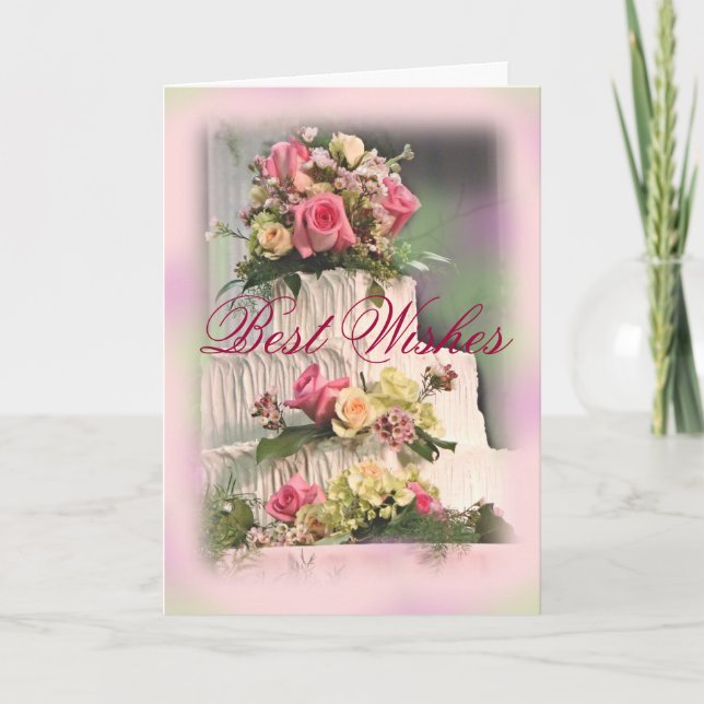 Wedding Best Wishes-customize Card (Front)