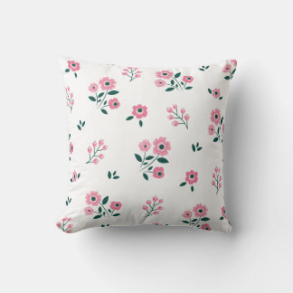 Wedding bestseller red floral background design throw pillow