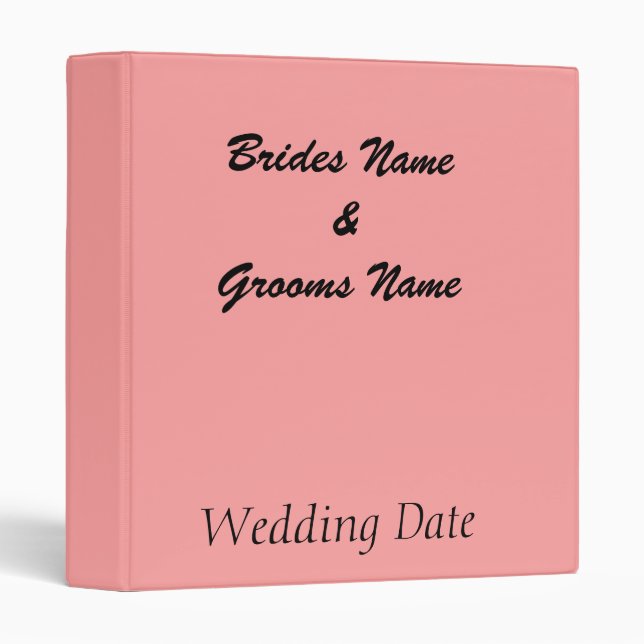Wedding - Binder (Front/Spine)