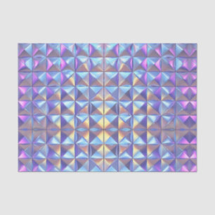 Wedding Birthday Decoupage Iridescent Geometric 2 Tissue Paper