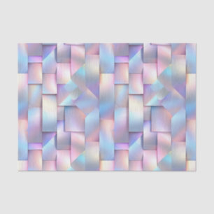 Wedding Birthday Decoupage Iridescent Geometric 5 Tissue Paper