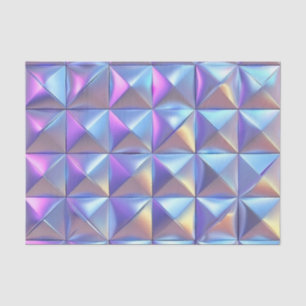 Wedding Birthday Decoupage Iridescent Geometric Tissue Paper