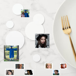 Wedding Birthday Party Custom Photos Logo Art  Confetti