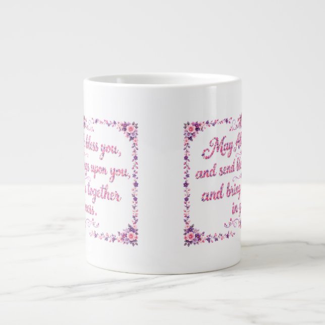 Wedding Blessing  Large Coffee Mug (Front)