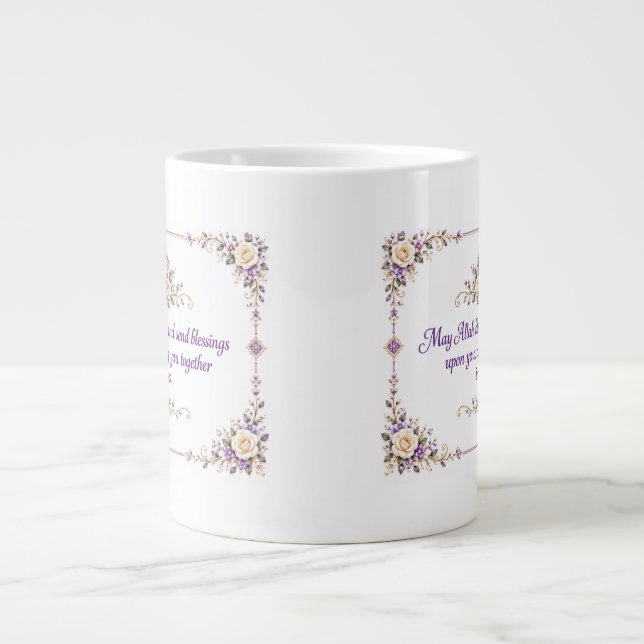 Wedding Blessings  Large Coffee Mug (Front)