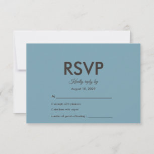 Wedding Botanical Vintage   Curated Floral Palette RSVP Card