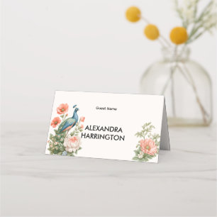 Wedding Botanical Vintage   Elegant Guest Display Place Card