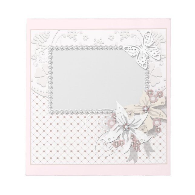 Wedding bouquet notepad (Front)