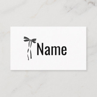 Wedding Bow Place & Escort Cards