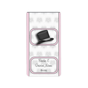 Wedding Bridal Hershey Mini Candy Wrapper Labels