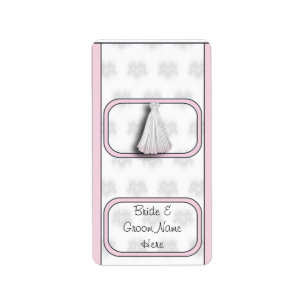 Wedding Bridal Hershey Mini Candy Wrapper Labels