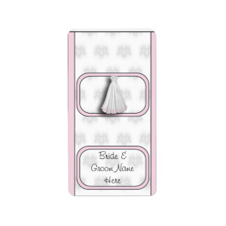 Wedding Bridal Hershey Mini Candy Wrapper Labels