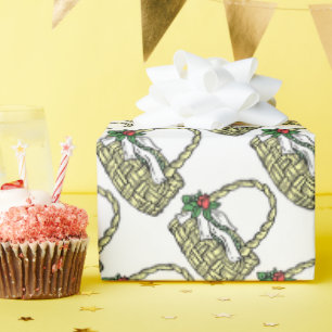 Wedding Bridal Party Flower Girl Wrapping Paper