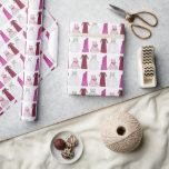 Wedding Bridal Party Gowns Bridesmaid Flowergirl Wrapping Paper<br><div class="desc">Gift wrap design features an original marker illustration of a row of bridal party gowns including: bride, bridesmaid, mother of the bride, and flower girl. This illustration is also available on other products, including coordinating party products and decor. Don't see what you're looking for? Need help with customization? Contact Rebecca...</div>