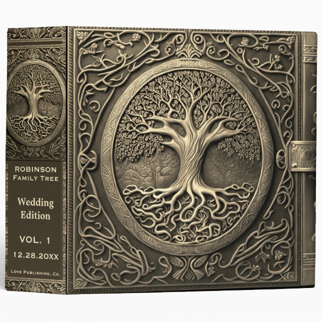 Wedding, Bridal Shower, Anniversary Binder (Front/Spine)