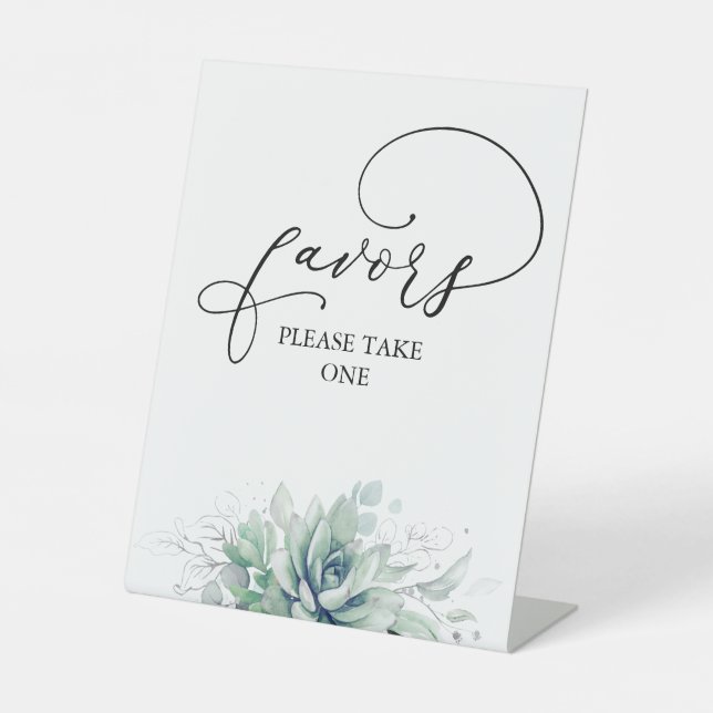 Wedding / Bridal Shower / Birthday Favours Sign (Front)