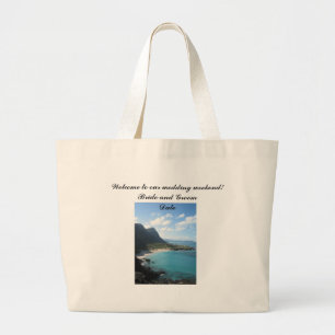 Wedding Bride and Groom Tote