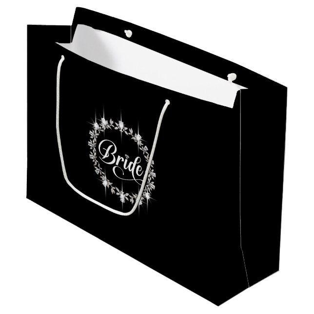 Wedding Bride Gift Bag (Front Angled)