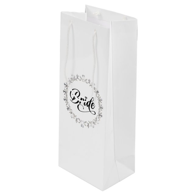Wedding Bride Gift Bag (Front Angled)