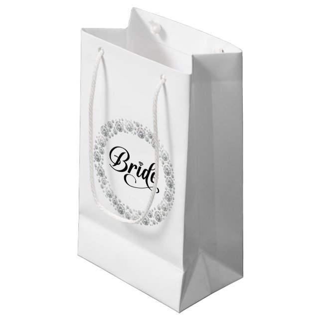 Wedding Bride Gift Bag (Front Angled)
