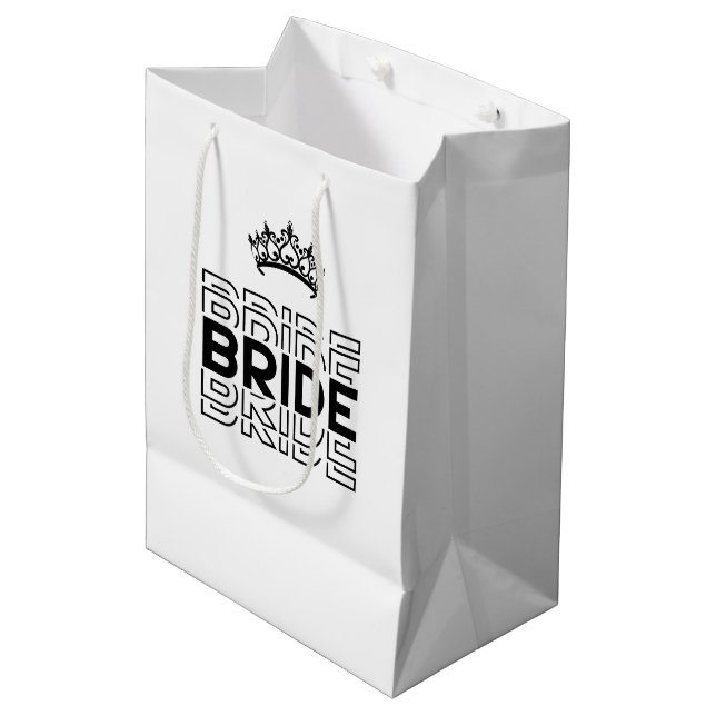 Wedding Bride Gift Bag (Front Angled)